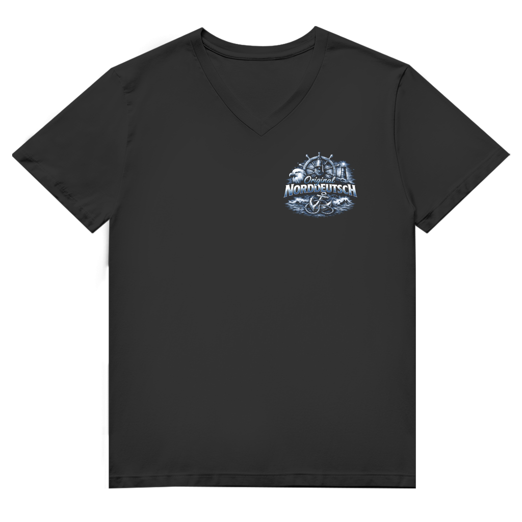T-Shirt Herren V-Neck   Original NORDDEUTSCH #606