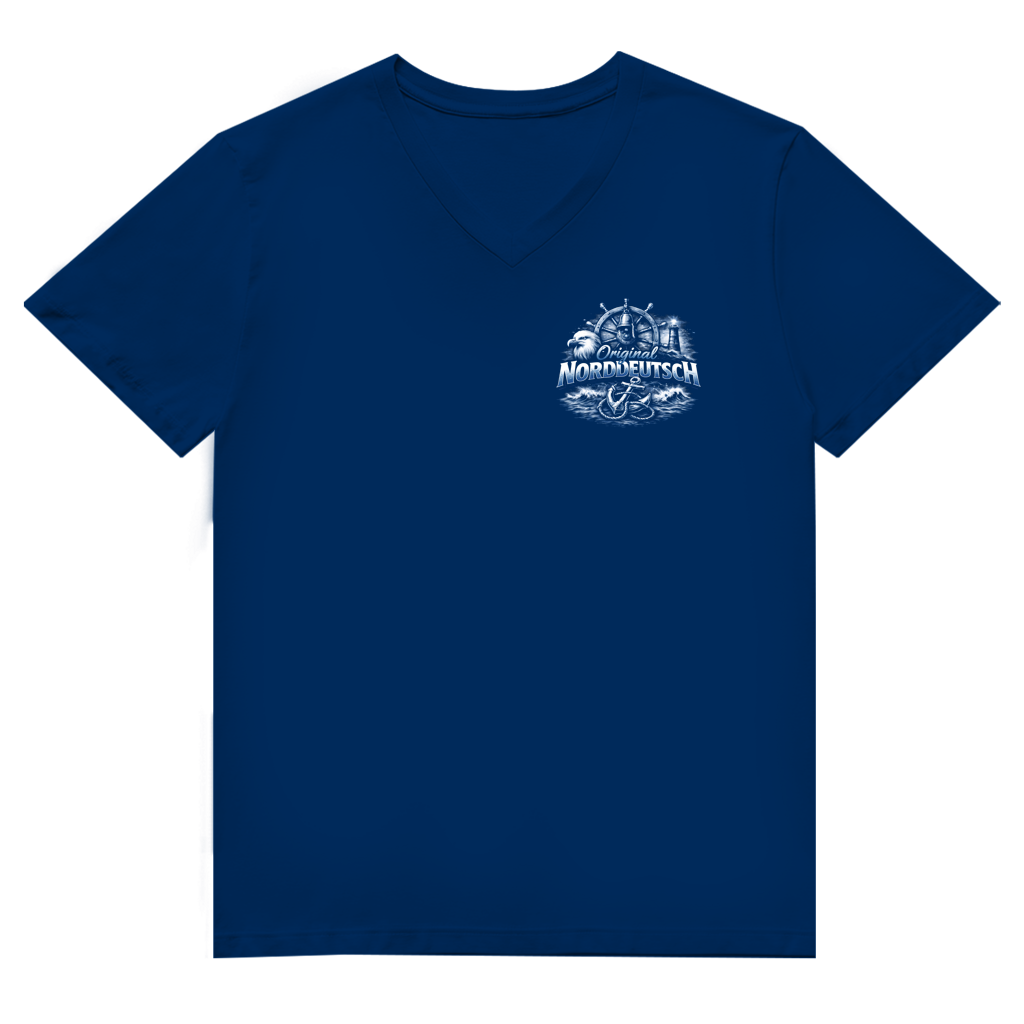 T-Shirt Herren V-Neck   Original NORDDEUTSCH #606