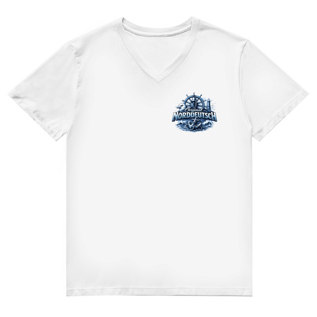T-Shirt Herren V-Neck   Original NORDDEUTSCH #606