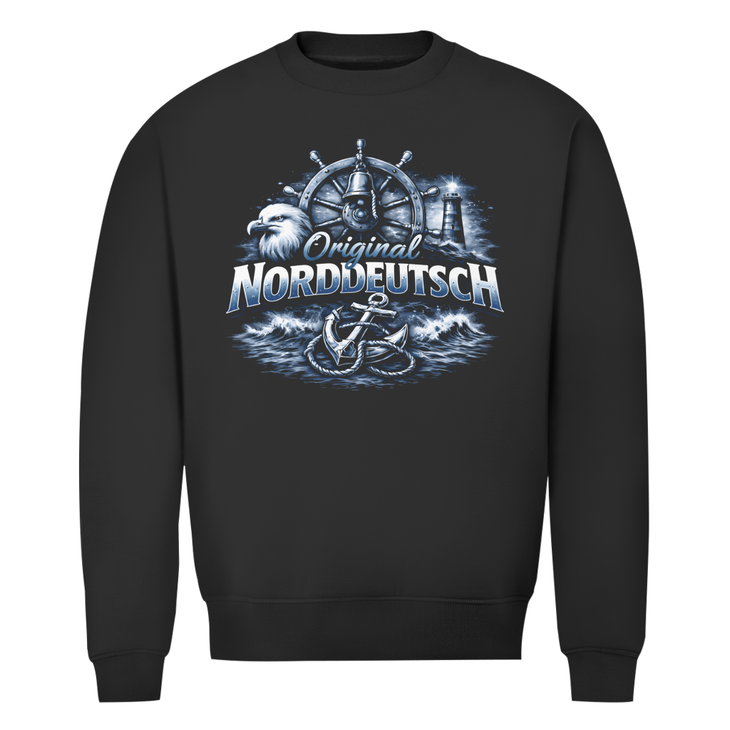 Sweatshirt Herren   Original NORDDEUTSCH #606 - beidseitiger Druck