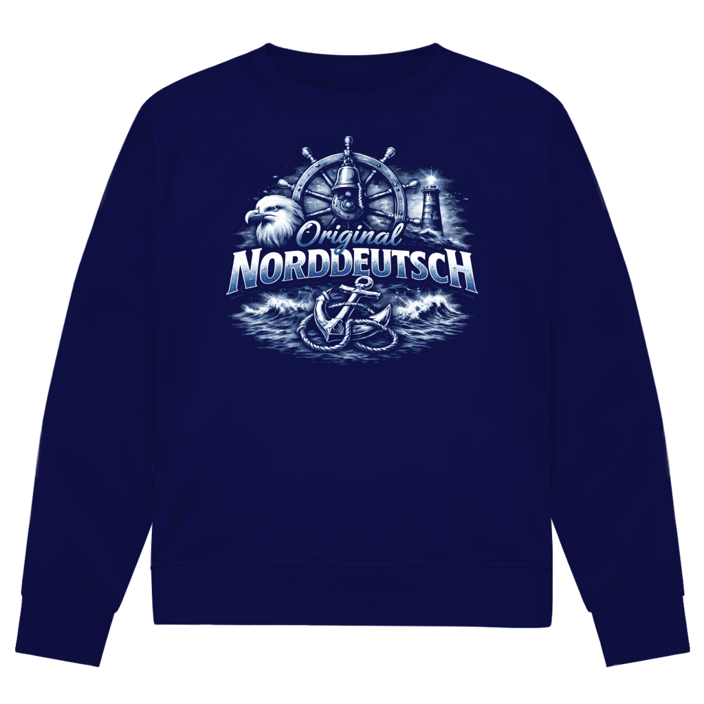 Sweatshirt Herren   Original NORDDEUTSCH #606 - beidseitiger Druck