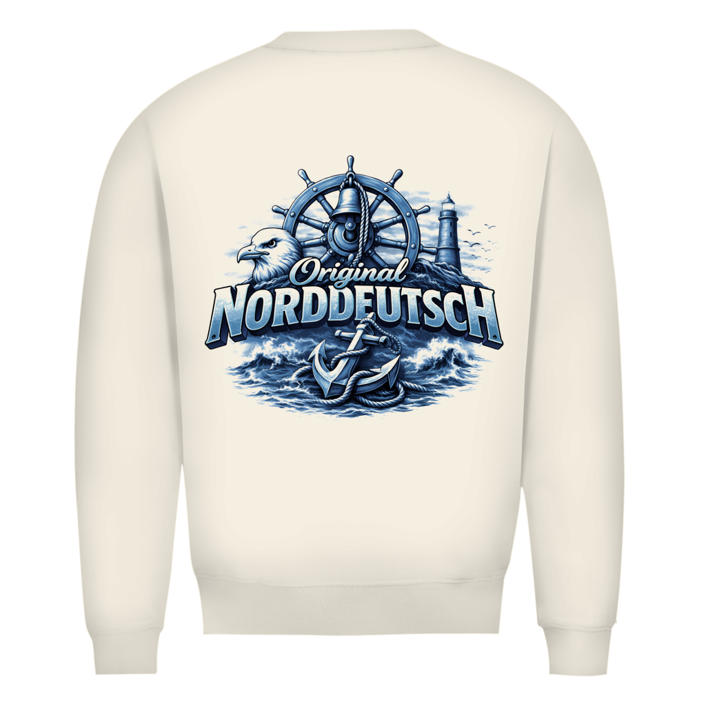 Sweatshirt Herren   Original NORDDEUTSCH #606 - beidseitiger Druck