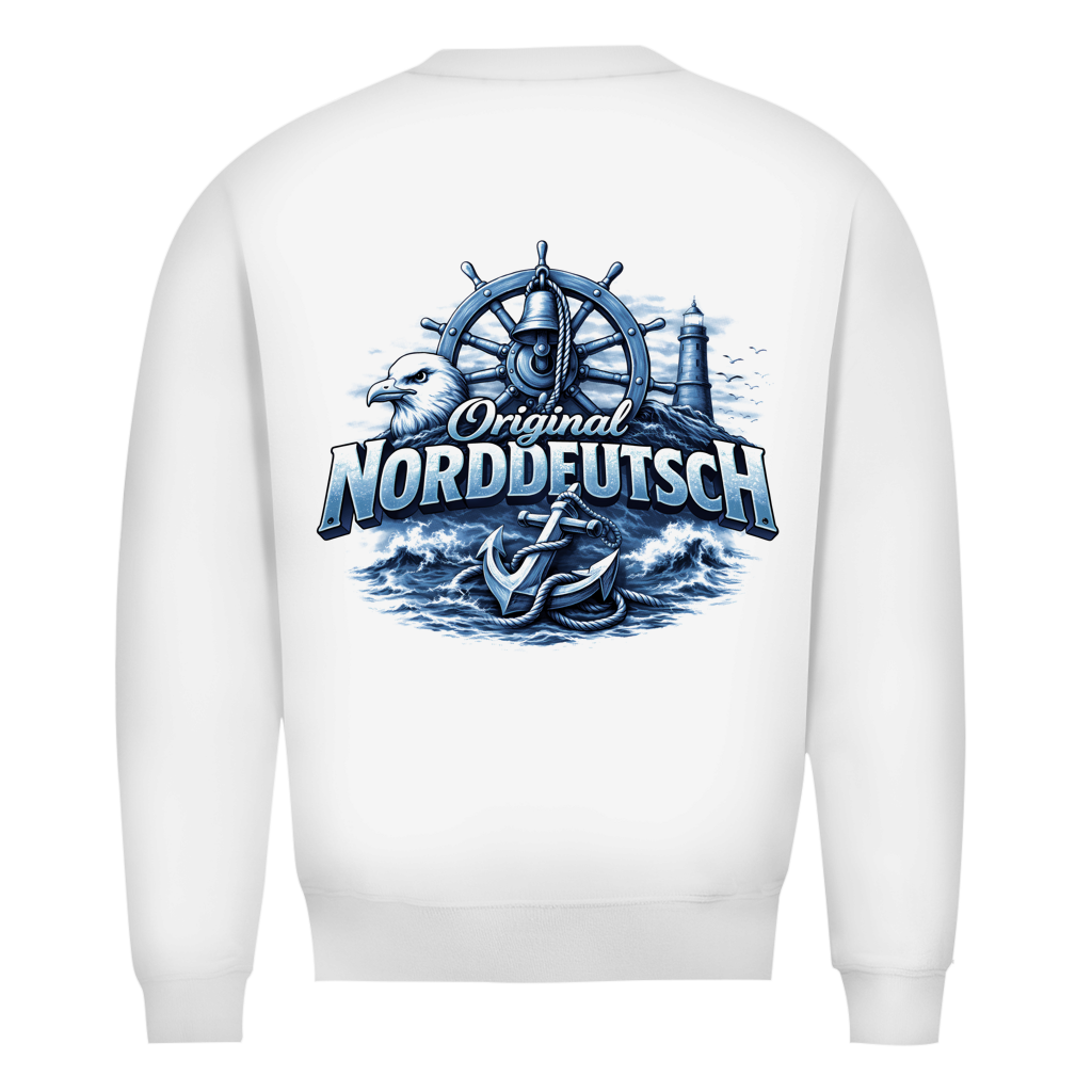 Sweatshirt Herren   Original NORDDEUTSCH #606 - beidseitiger Druck