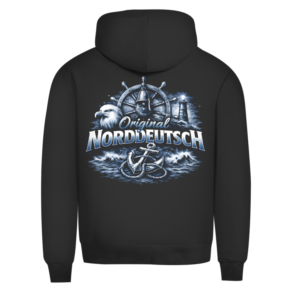 Hoodie Herren   Original NORDDEUTSCH #606- beidseitiger Druck