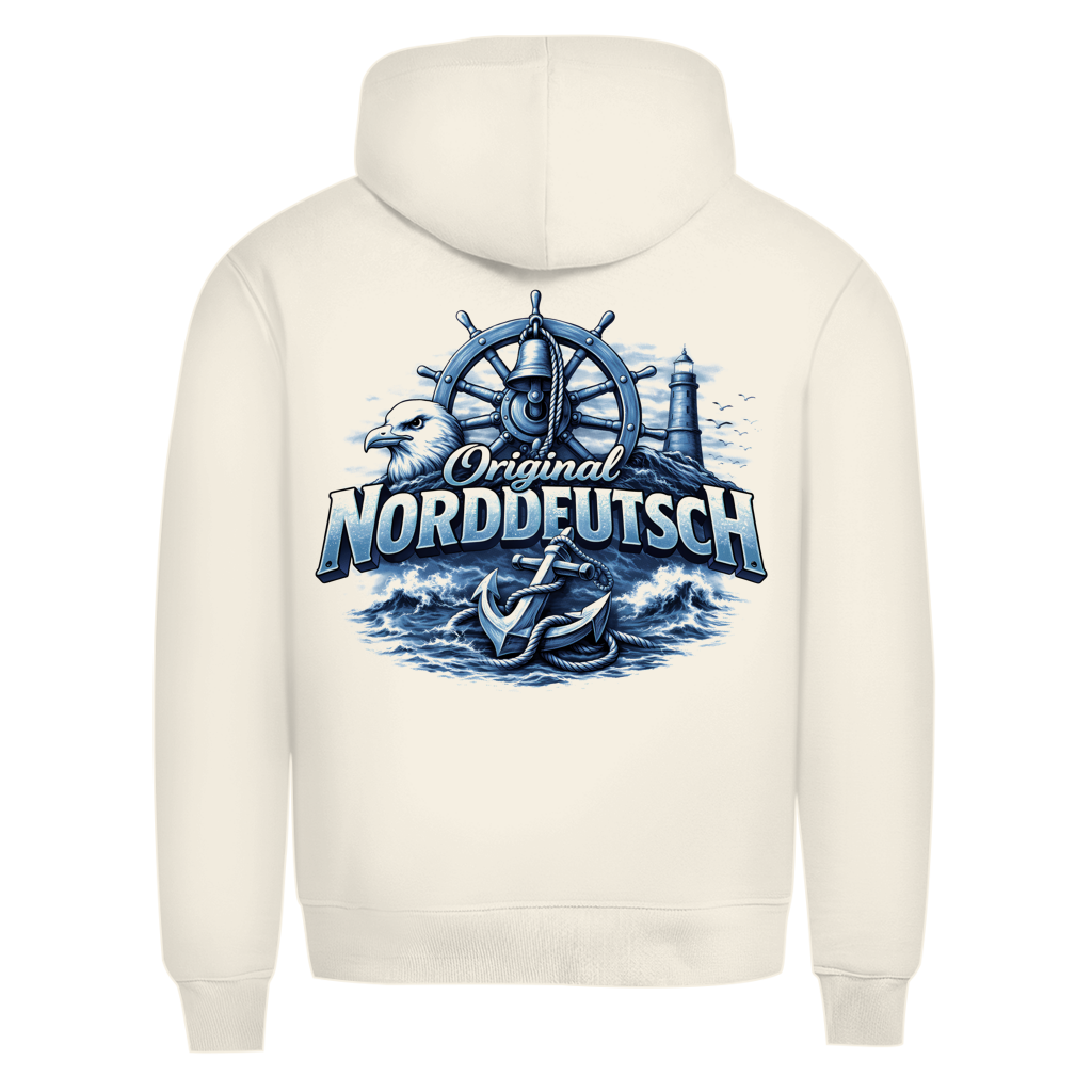 Hoodie Herren   Original NORDDEUTSCH #606- beidseitiger Druck