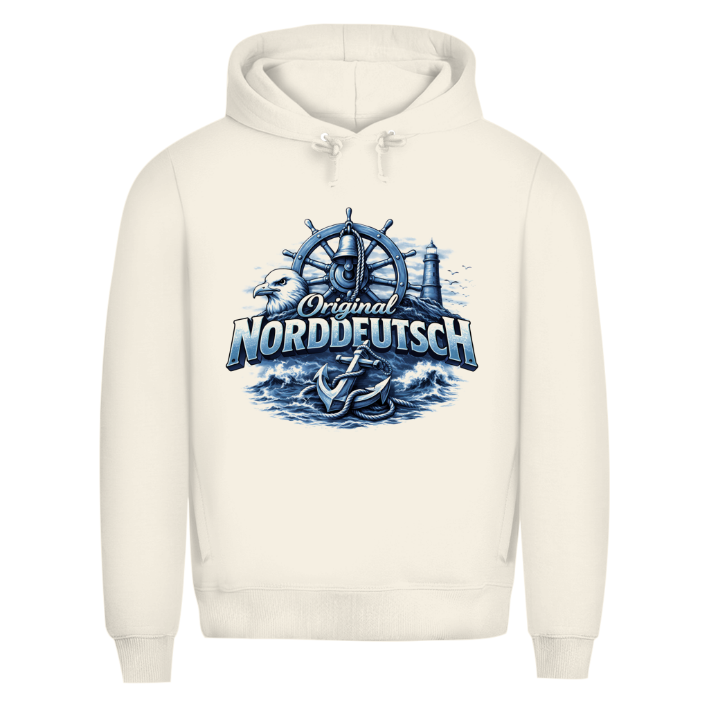 Hoodie Herren   Original NORDDEUTSCH #606- beidseitiger Druck