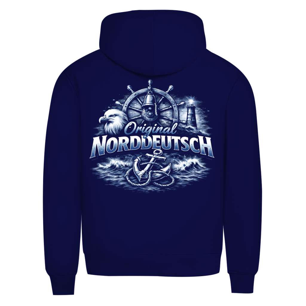 Hoodie Herren   Original NORDDEUTSCH #606- beidseitiger Druck