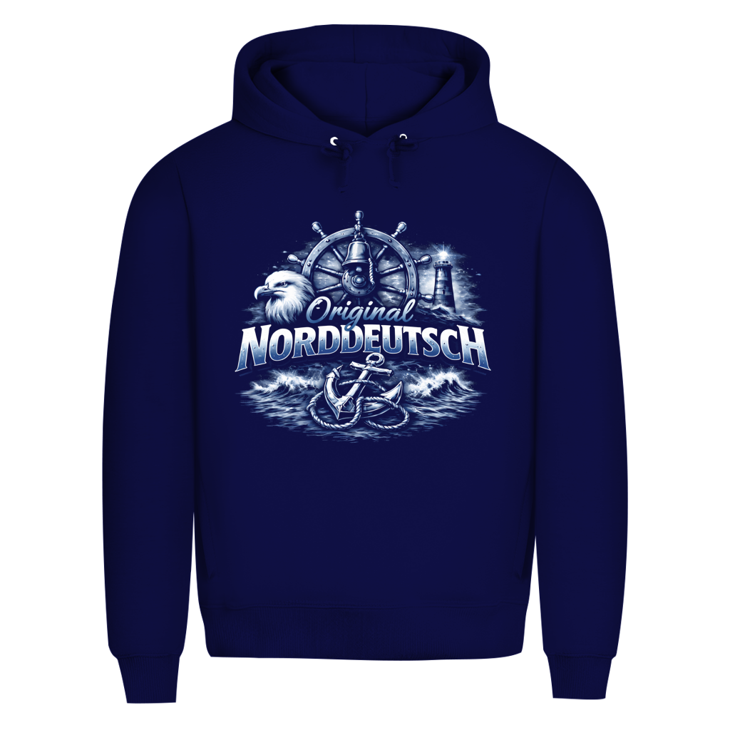 Hoodie Herren   Original NORDDEUTSCH #606- beidseitiger Druck