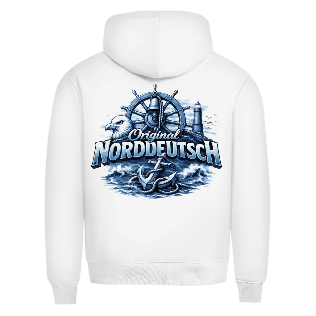 Hoodie Herren   Original NORDDEUTSCH #606- beidseitiger Druck