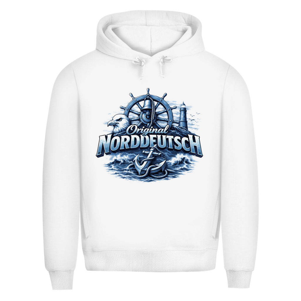 Hoodie Herren   Original NORDDEUTSCH #606- beidseitiger Druck