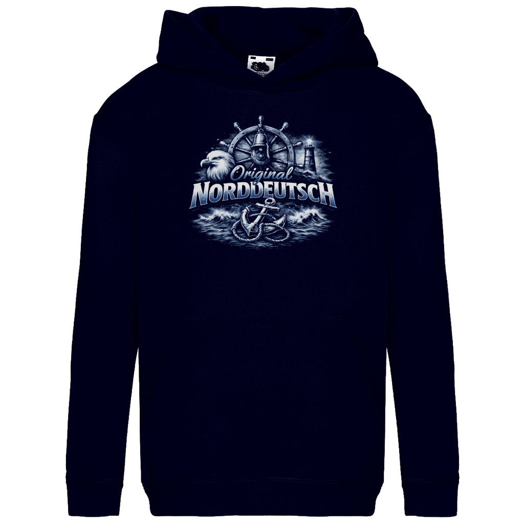 Hoodie Kinder  Original NORDDEUTSCH #606 - beidseitiger Druck