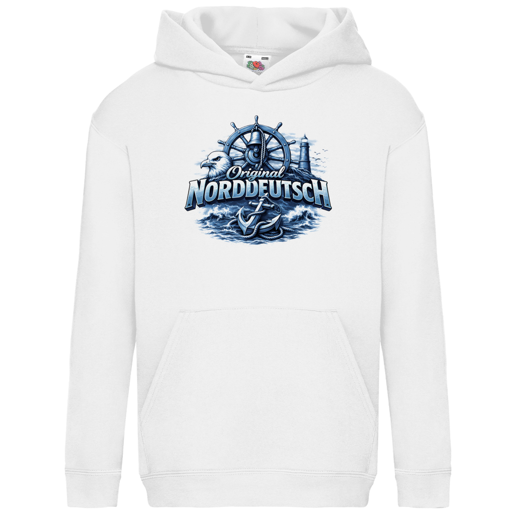 Hoodie Kinder  Original NORDDEUTSCH #606 - beidseitiger Druck