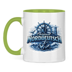 Keramik-Tasse zweifarbig   Original NORDDEUTSCH #606