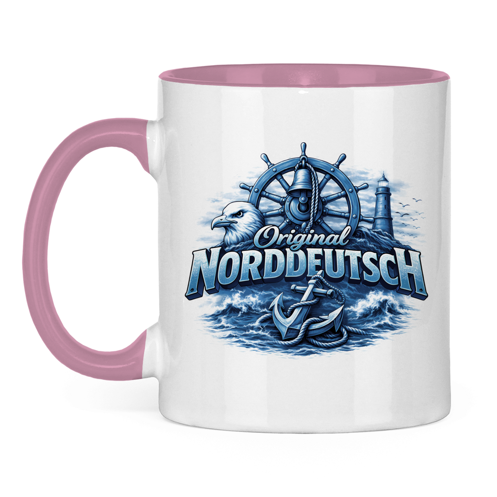 Keramik-Tasse zweifarbig   Original NORDDEUTSCH #606
