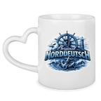 Keramik-Tasse mit Herzhenkel   Original NORDDEUTSCH #606