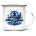 Emaille Tasse   Original NORDDEUTSCH #606