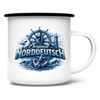 Emaille Tasse   Original NORDDEUTSCH #606