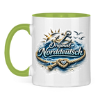 Keramik-Tasse zweifarbig Original NORDDEUTSCH #605