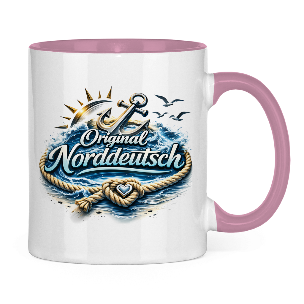 Keramik-Tasse zweifarbig Original NORDDEUTSCH #605