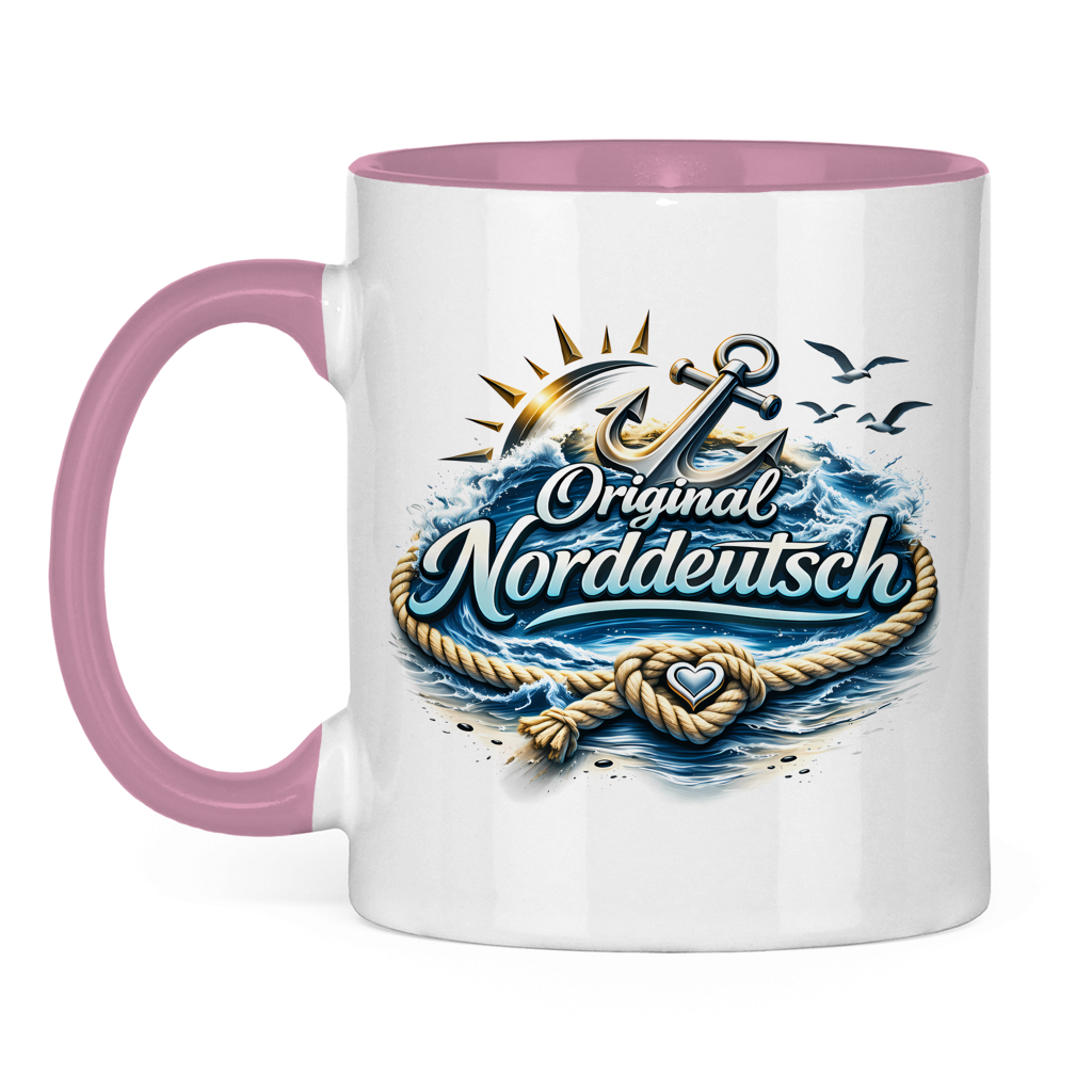 Keramik-Tasse zweifarbig Original NORDDEUTSCH #605