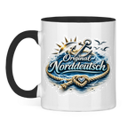 Keramik-Tasse zweifarbig Original NORDDEUTSCH #605