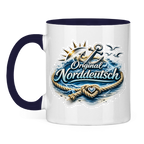 Keramik-Tasse zweifarbig Original NORDDEUTSCH #605