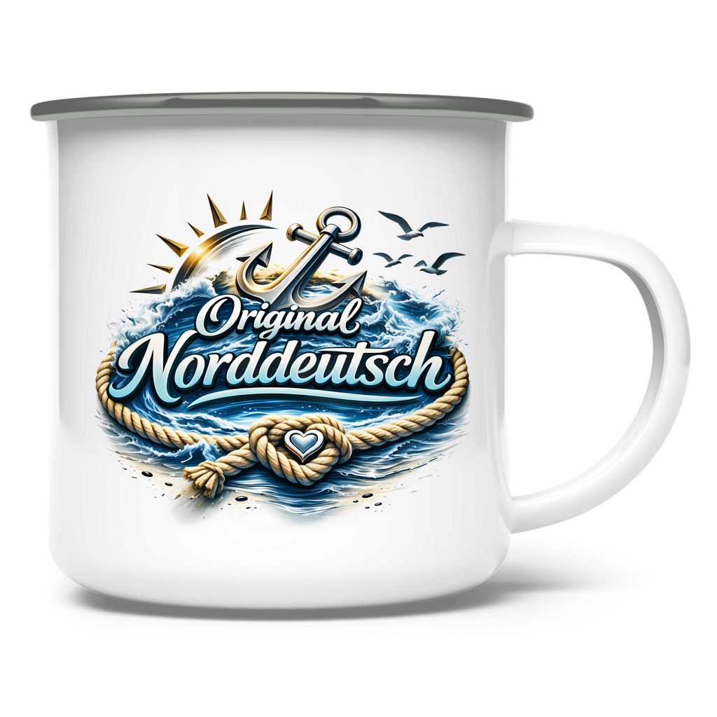 Emaille Tasse Original NORDDEUTSCH #605