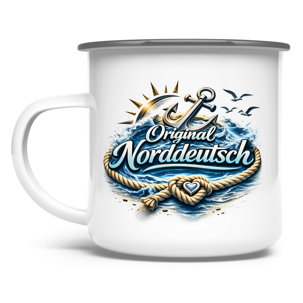 Emaille Tasse Original NORDDEUTSCH #605