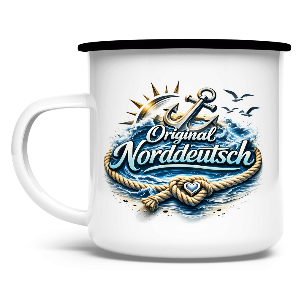 Emaille Tasse Original NORDDEUTSCH #605