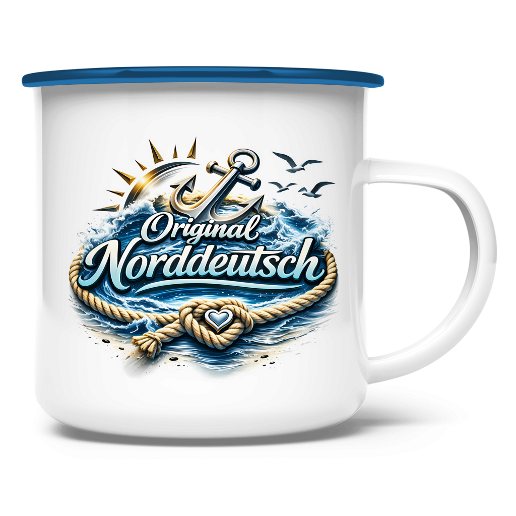 Emaille Tasse Original NORDDEUTSCH #605