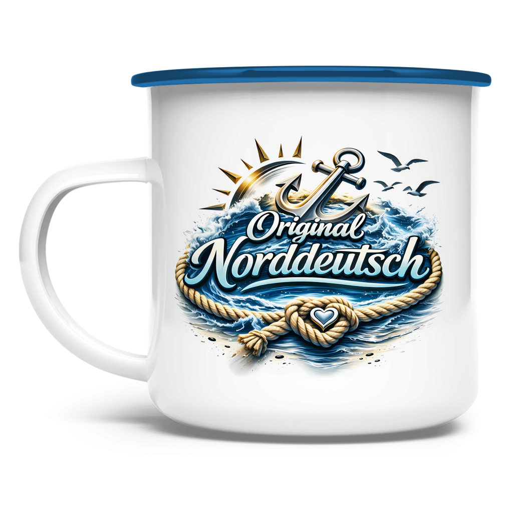 Emaille Tasse Original NORDDEUTSCH #605
