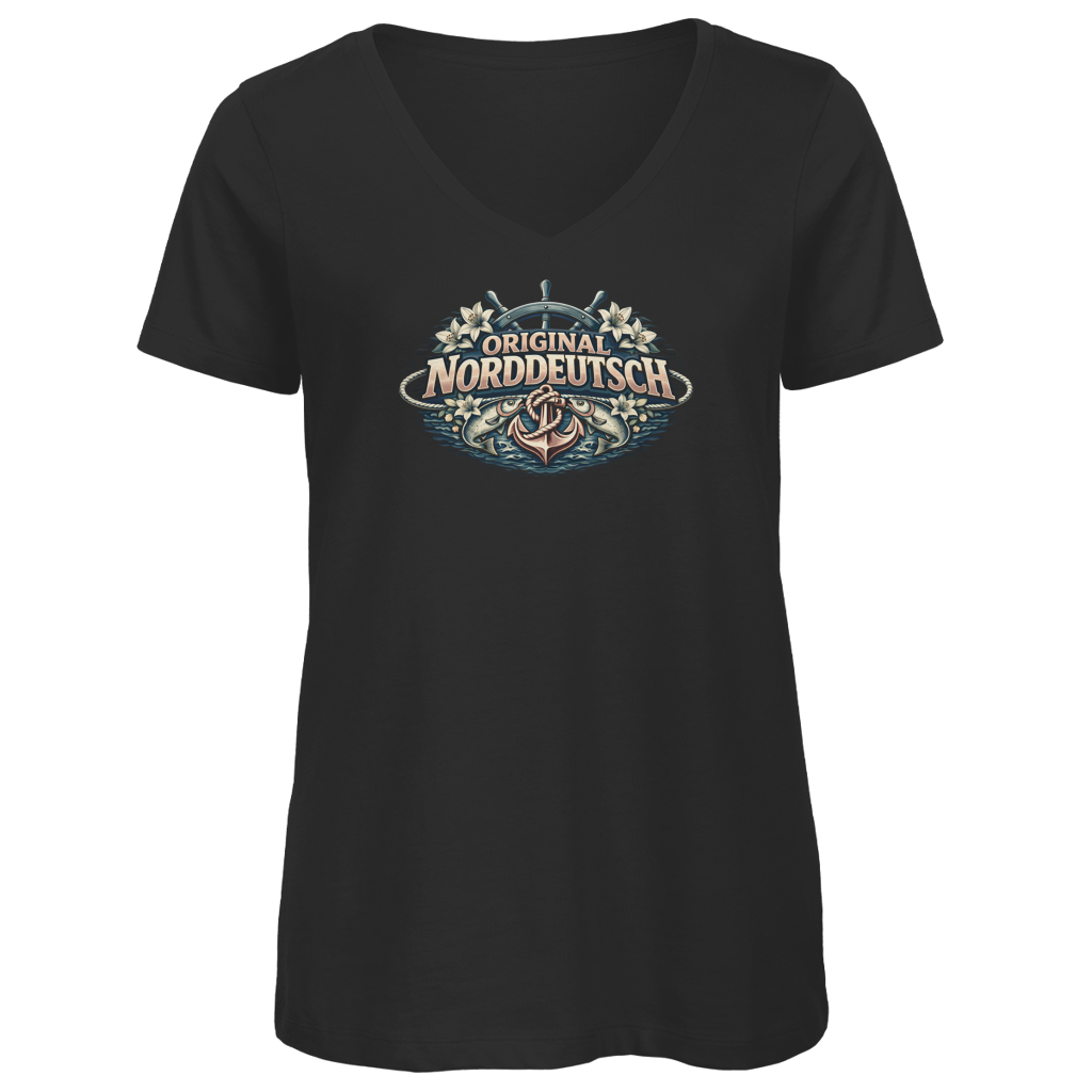 T-Shirt Damen V-Neck Original NORDDEUTSCH #610