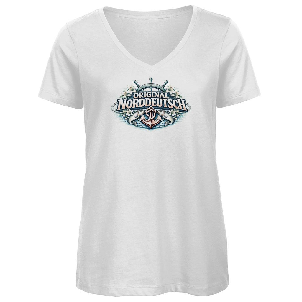 T-Shirt Damen V-Neck Original NORDDEUTSCH #610