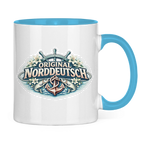 Keramik-Tasse zweifarbig Original NORDDEUTSCH #610