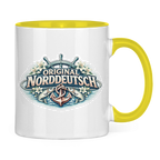 Keramik-Tasse zweifarbig Original NORDDEUTSCH #610