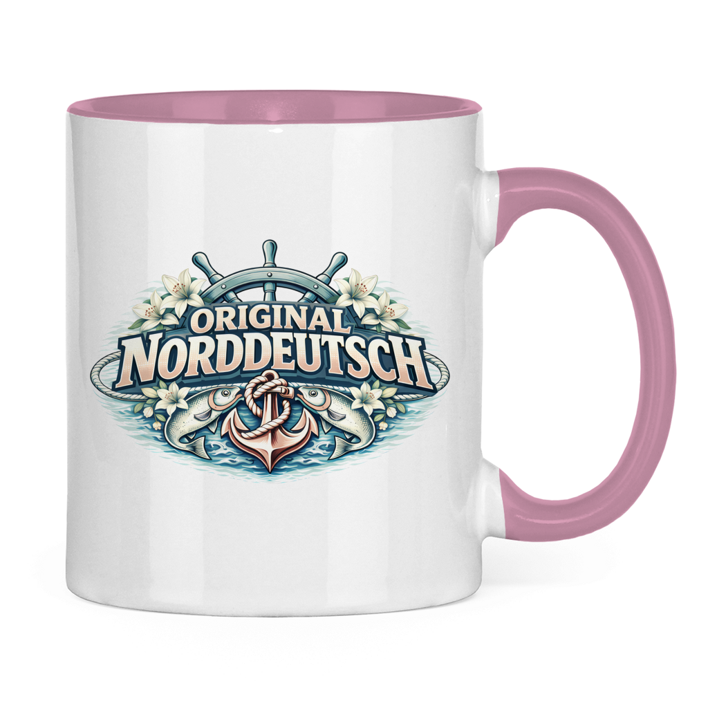 Keramik-Tasse zweifarbig Original NORDDEUTSCH #610