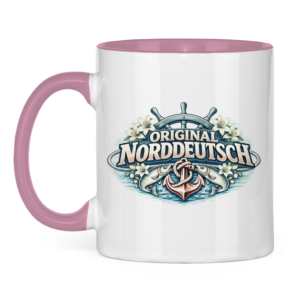 Keramik-Tasse zweifarbig Original NORDDEUTSCH #610