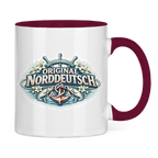 Keramik-Tasse zweifarbig Original NORDDEUTSCH #610
