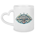 Keramik-Tasse mit Herzhenkel  Original NORDDEUTSCH #610