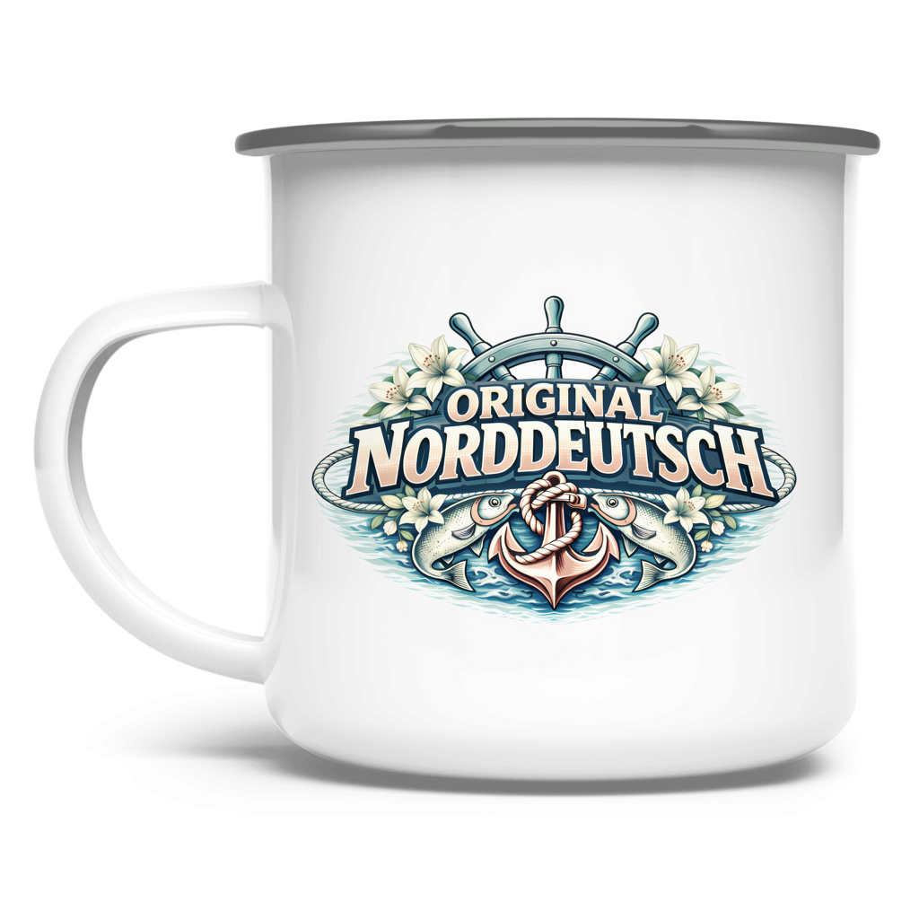 Emaille Tasse Original NORDDEUTSCH #610