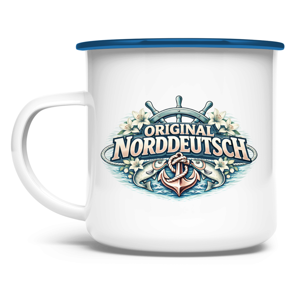 Emaille Tasse Original NORDDEUTSCH #610