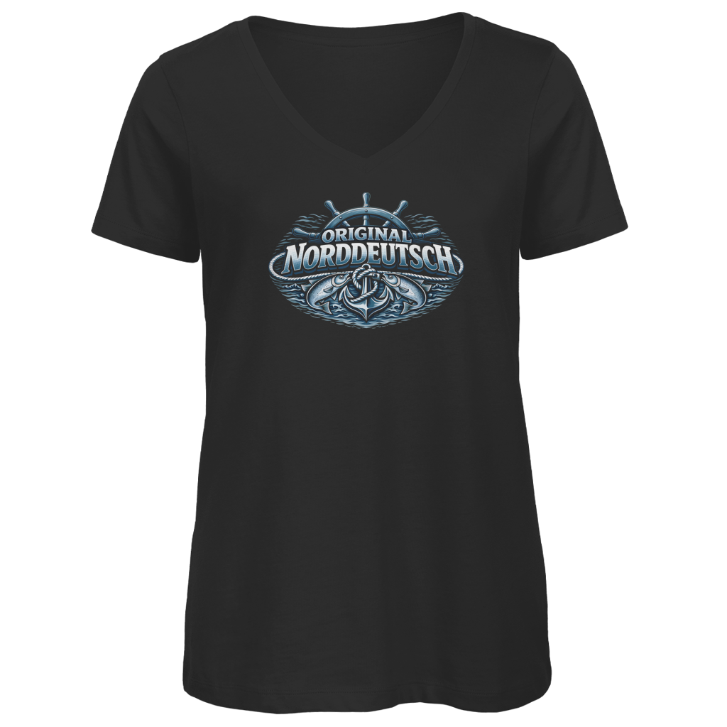 T-Shirt Damen V-Neck  Original NORDDEUTSCH #608