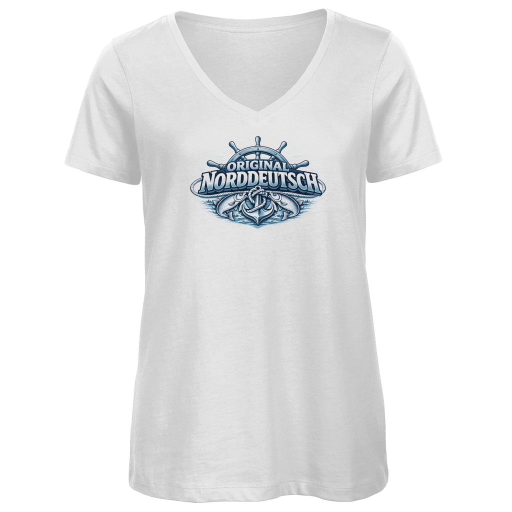 T-Shirt Damen V-Neck  Original NORDDEUTSCH #608