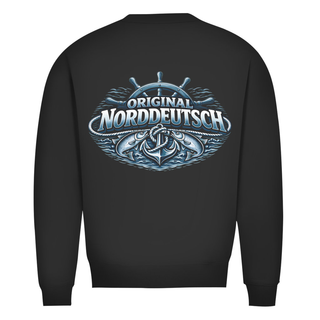 Sweatshirt Herren   Original NORDDEUTSCH #608 - beidseitiger Druck