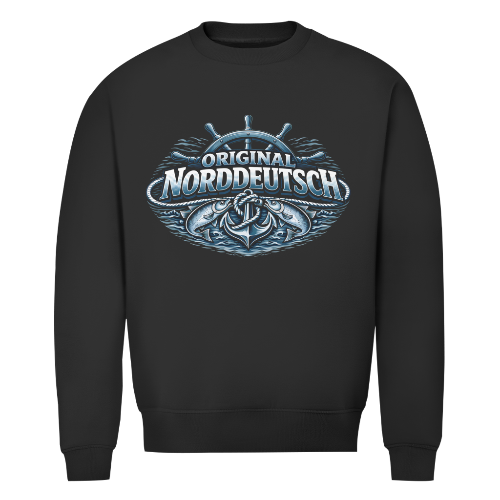 Sweatshirt Herren   Original NORDDEUTSCH #608 - beidseitiger Druck