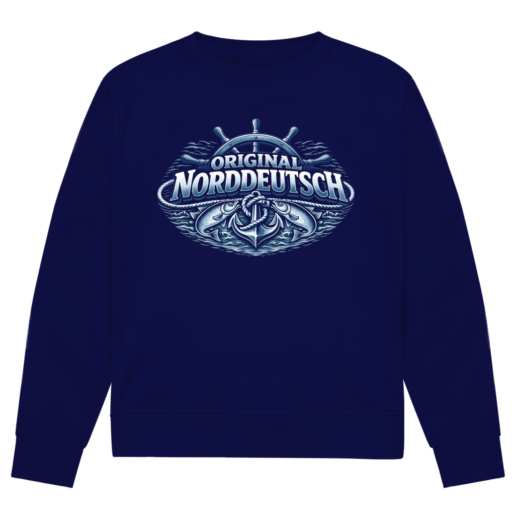 Sweatshirt Herren   Original NORDDEUTSCH #608 - beidseitiger Druck