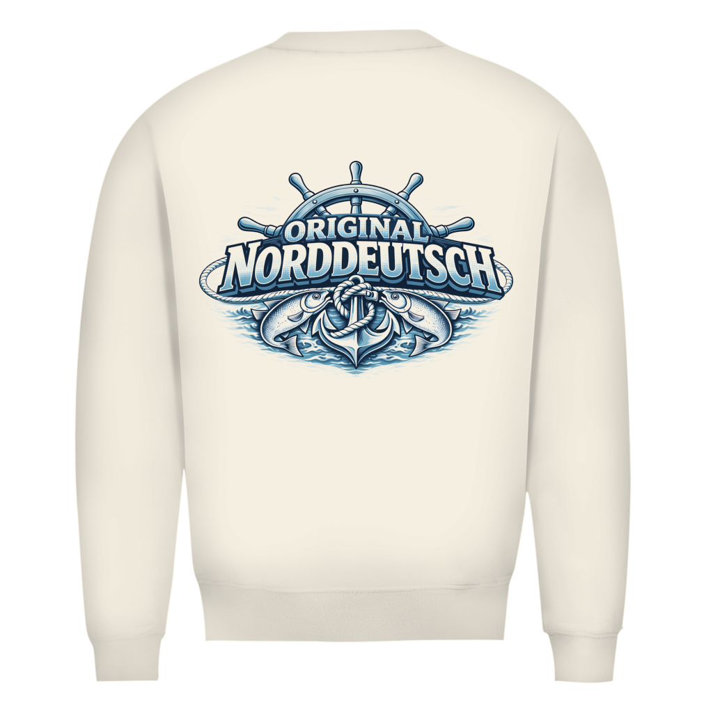 Sweatshirt Herren   Original NORDDEUTSCH #608 - beidseitiger Druck