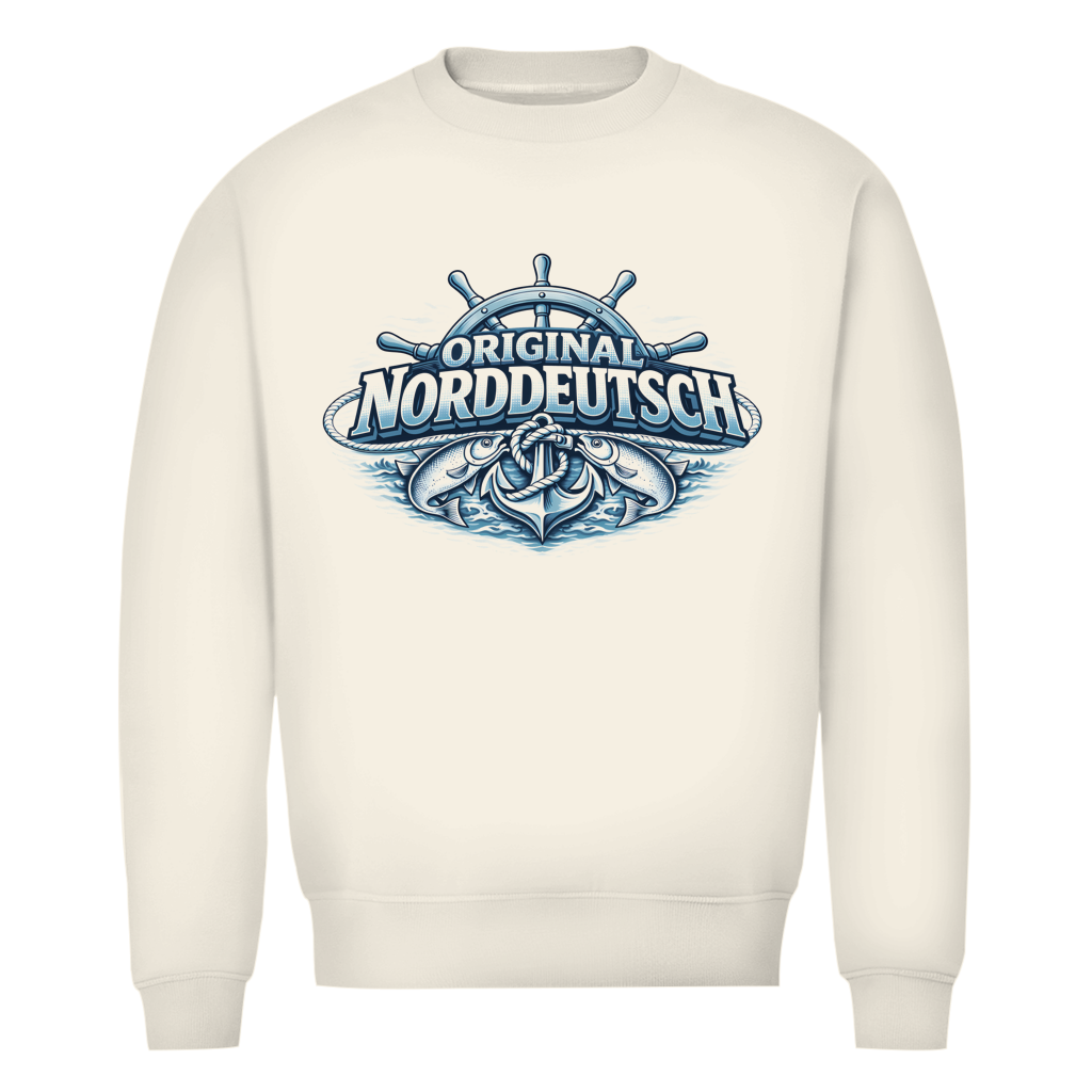 Sweatshirt Herren   Original NORDDEUTSCH #608 - beidseitiger Druck