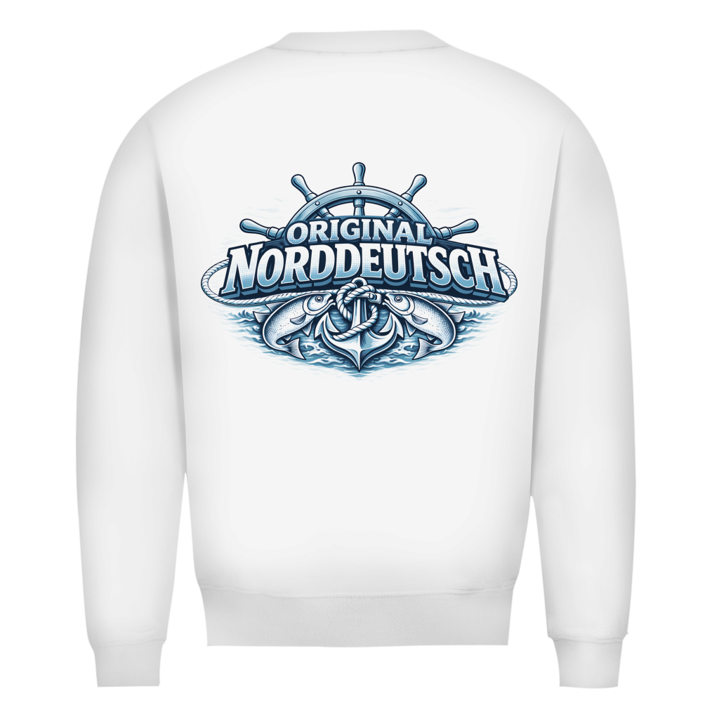 Sweatshirt Herren   Original NORDDEUTSCH #608 - beidseitiger Druck