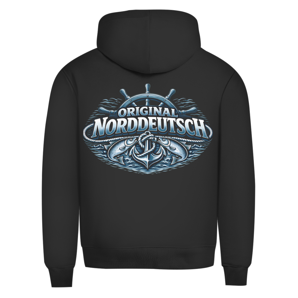 Hoodie Herren   Original NORDDEUTSCH #608- beidseitiger Druck